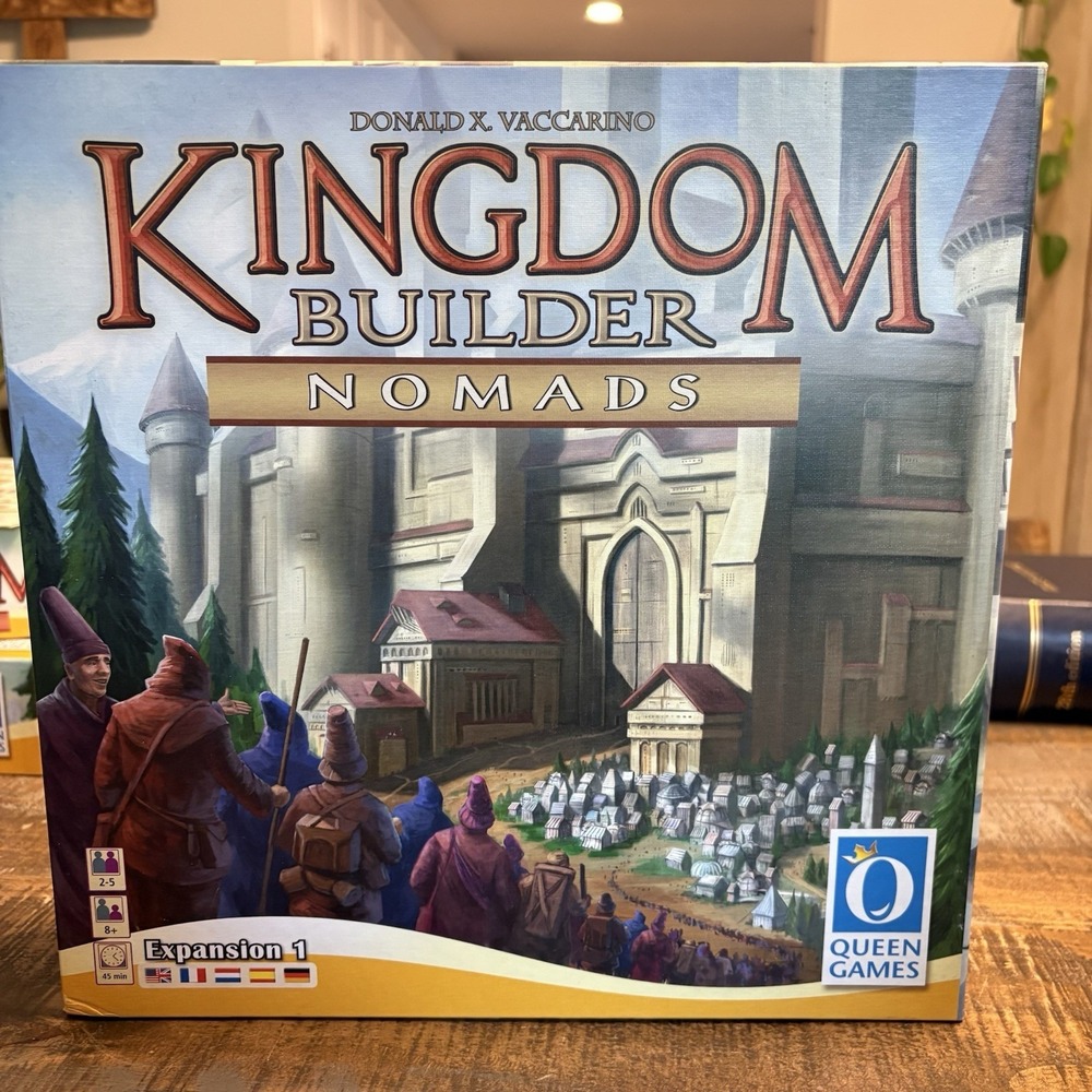 Kingdom Builder Nomads Board Game Expansion 1 QUEEN GAMES Open Box